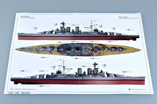 トランペッター 1/350 イギリス海軍 HMS 巡洋戦艦 フッド プラモデル[並行輸入品] Amazon.co.jp: トランペッター 1/350 イギリス海軍 HMS 巡洋戦艦